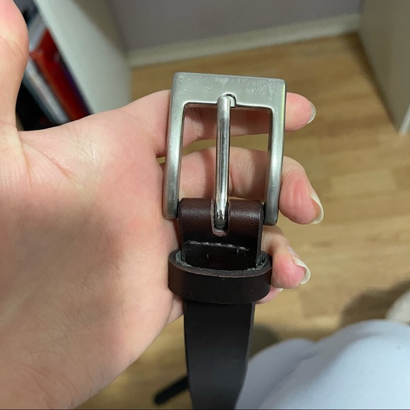 3/$30 brown leather belt large (38.5 inches) - Picture 6 of 7